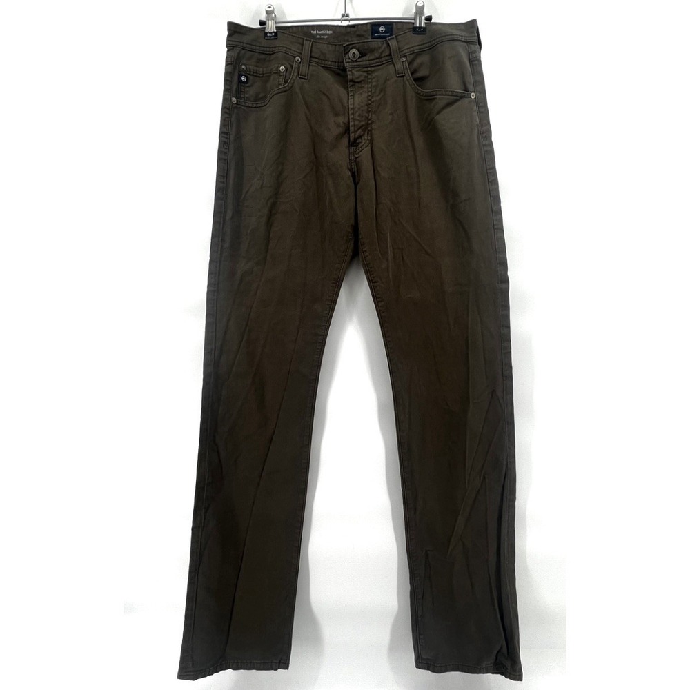 AG Adriano Goldschmied The Matchbox Slim‎ Straight Chino Pants 34x34 Stretch